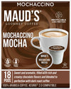 Maud'S Chocolate Mocha Cappuccino Coffee Pods, 18 Ct | Mochaccino Mocha Flavor | 100% Arabica Coffee | Solar Energy Produced Rec