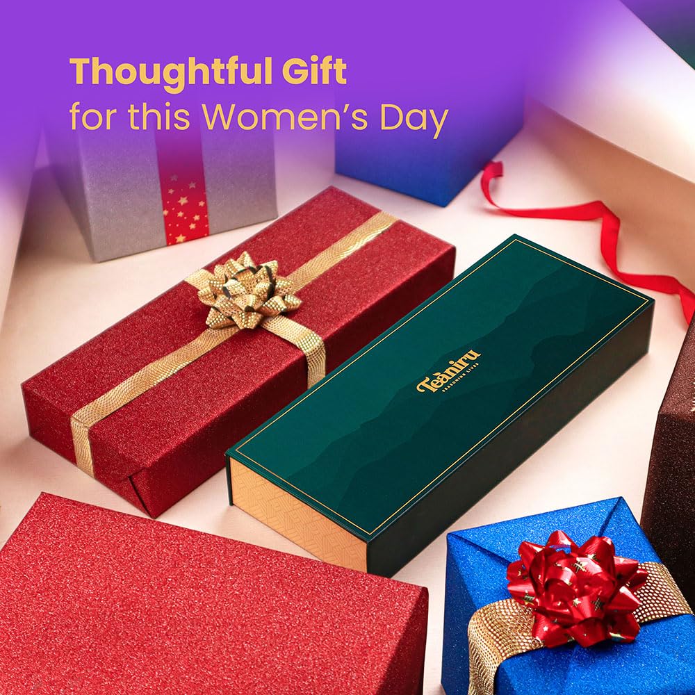 Teaniru, Grandeur Tea Collection | 3 Loose Leaf Tea Sampler | Variety Pack Assortment of Green, Herbal & Black Tea | Gluten Free