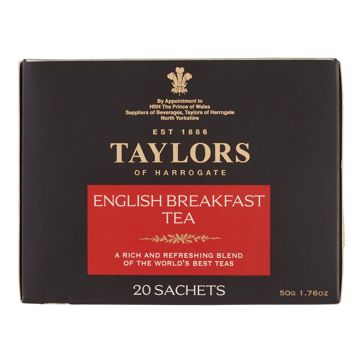 Taylors Of Harrogate English Breakfast, 20 Count (Pack Of 6)