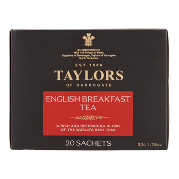 Taylors Of Harrogate English Breakfast, 20 Count (Pack Of 6)