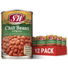 S&W - Pinto Chili Beans - 15.5 Oz. Can (Pack Of 12)
