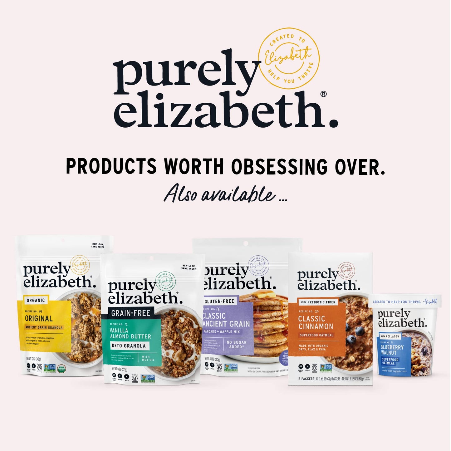 Purely Elizabeth Vanilla Chocolate Chip, Ancient Grain Granola, Gluten-Free, Non-Gmo (6 Ct, 72Oz Bulk)