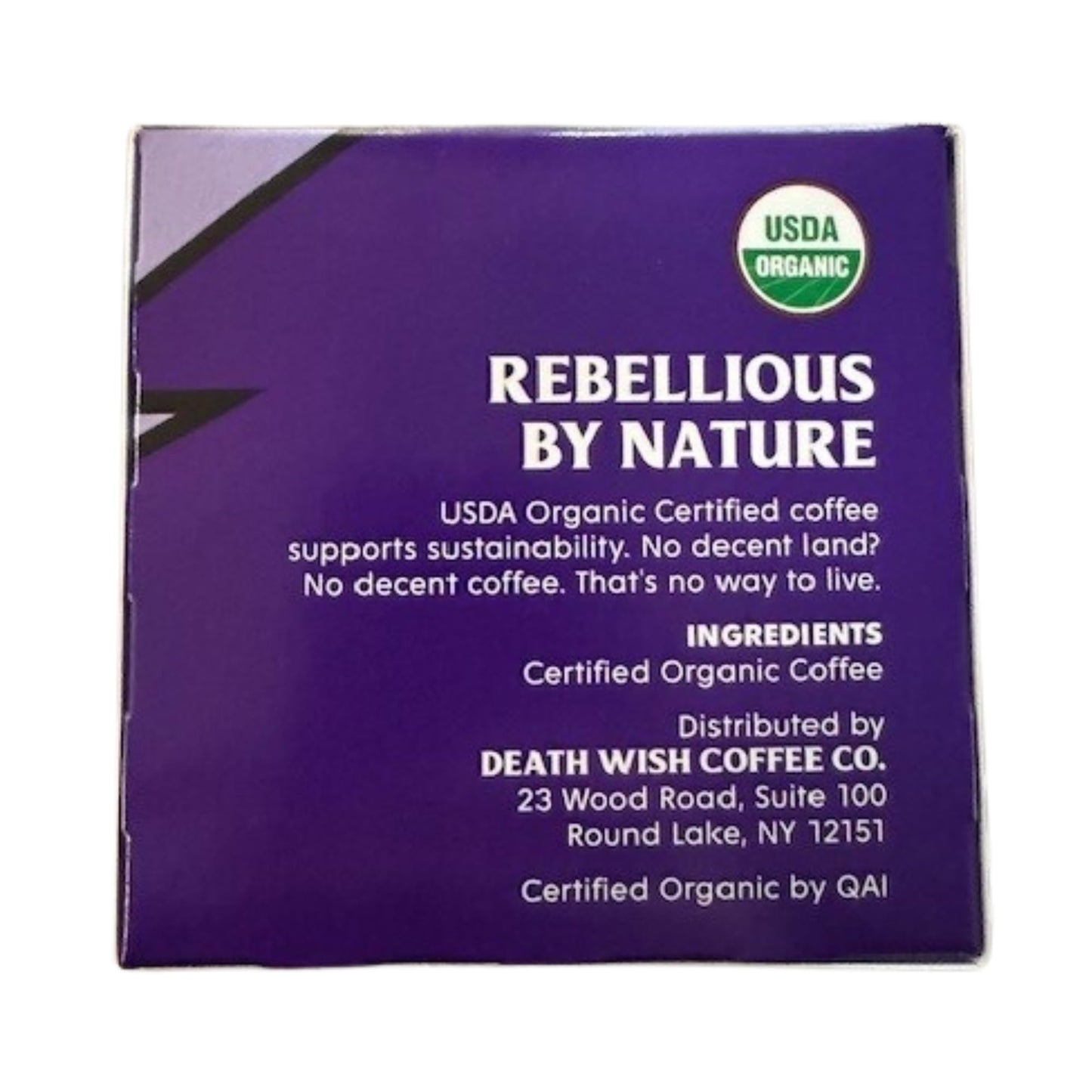 Death Wish Coffee Co. Espresso Roast Coffee Pods - Fair Trade & Organic - 10 Count