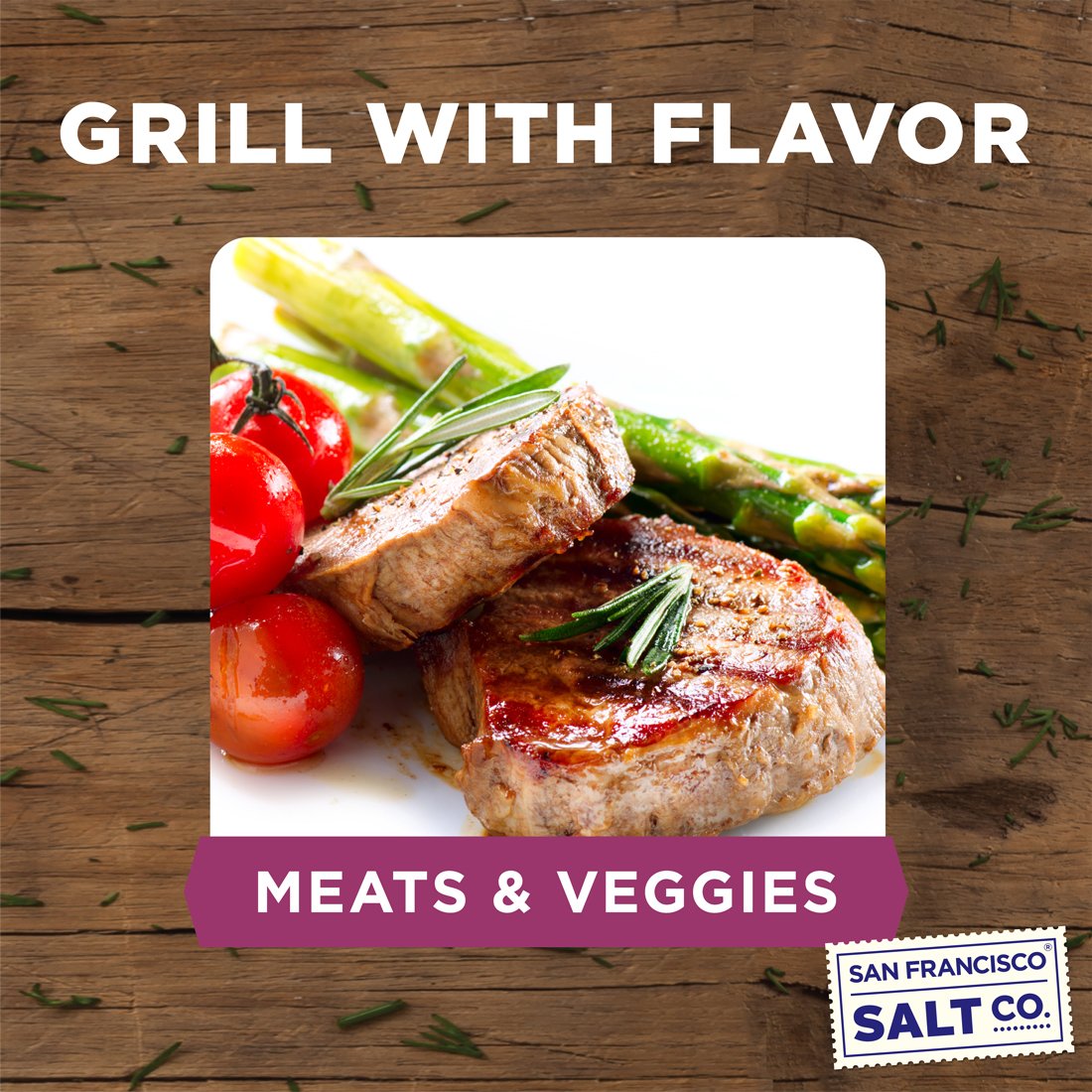 Organic Himalayan Garlic Salt - 2 lb. Extra-Fine Bulk Bag by San Francisco Salt Company