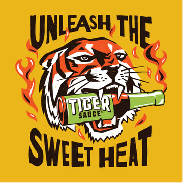 Tiger Sauce Original Hot Sauce, 5oz Bottle (Pack of 4)