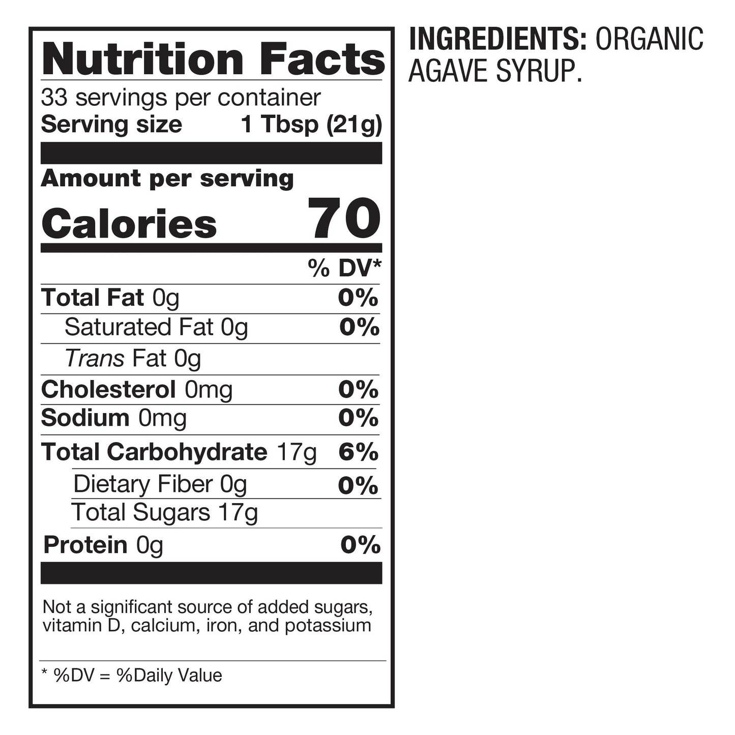 BetterBody Foods Organic Blue Agave, Low Glycemic Sweetener, 25 Oz