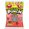 Sour Punch Bites, Rad Reds Watermelon, Strawberry, Cherry & Raspberry Chewy Candy, 5Oz Bag (Pack Of 12) (Packaging May Vary)