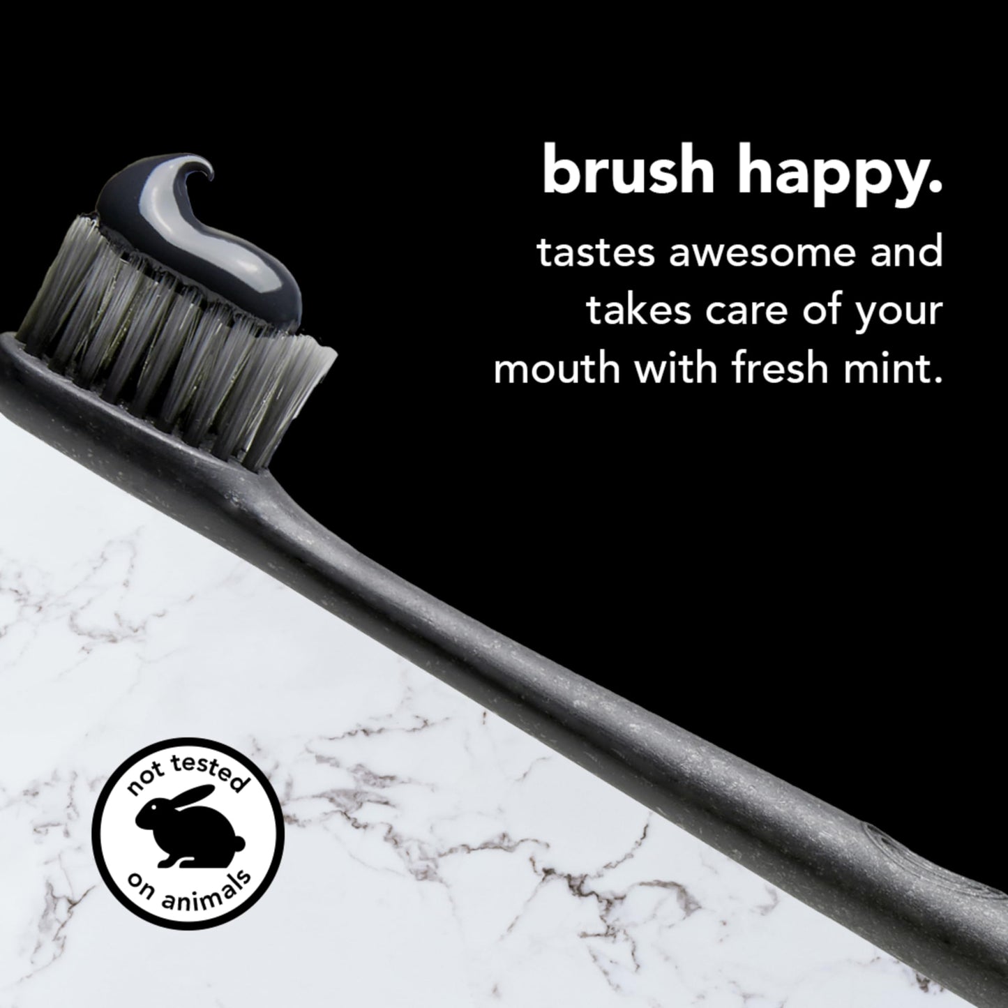 Hello Activated Charcoal Epic Teeth Whitening Fluoride Free Toothpaste, Fresh Mint And Coconut Oil, Vegan, Sls Free, Gluten Free