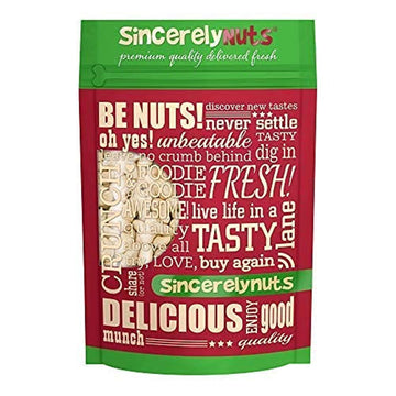 Sincerely Nuts Cashews, Whole, Raw, 5 lbs