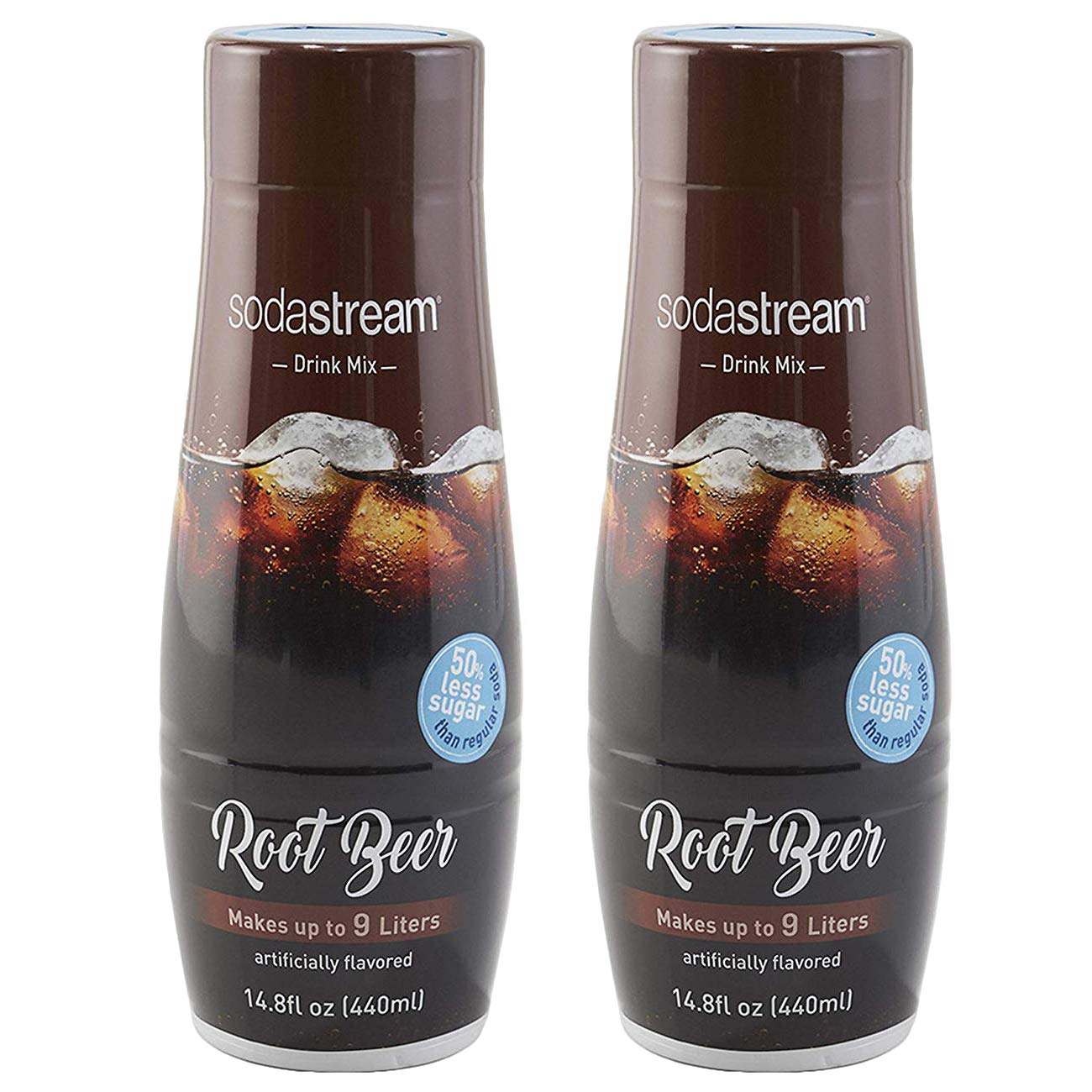 SodaStream Root Beer Syrup, 14.8 Fl Oz (Pack of 2) - Carbonated Beverage Flavoring