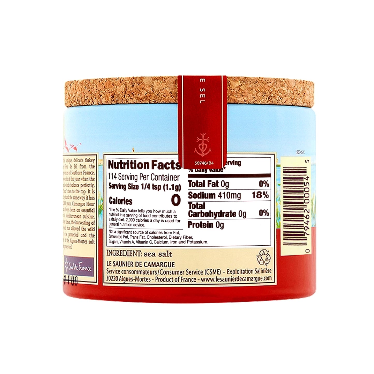 Le Saunier De Camargue | French Fleur Del Sel | Finishing Sea Salt, 4.4 oz (Pack of 2)
