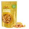 Amrita Golden Raisins - Naturally Sweet, Gluten Free Dried Sultanas - 2 lb Resealable Bag - Yellow & White Vegan Snacks