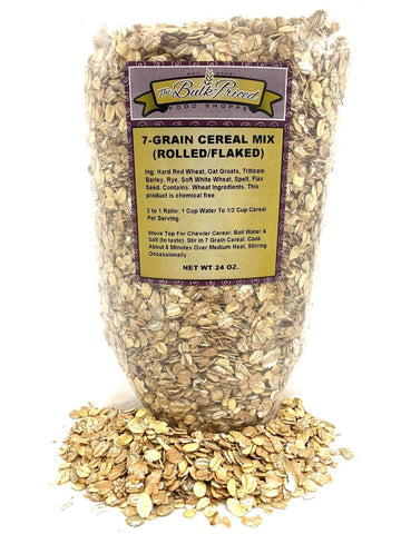 7-Grain Cereal Mix (Rolled/Flaked) (24Oz. Resealable Zip Lock Stand Up Bag)
