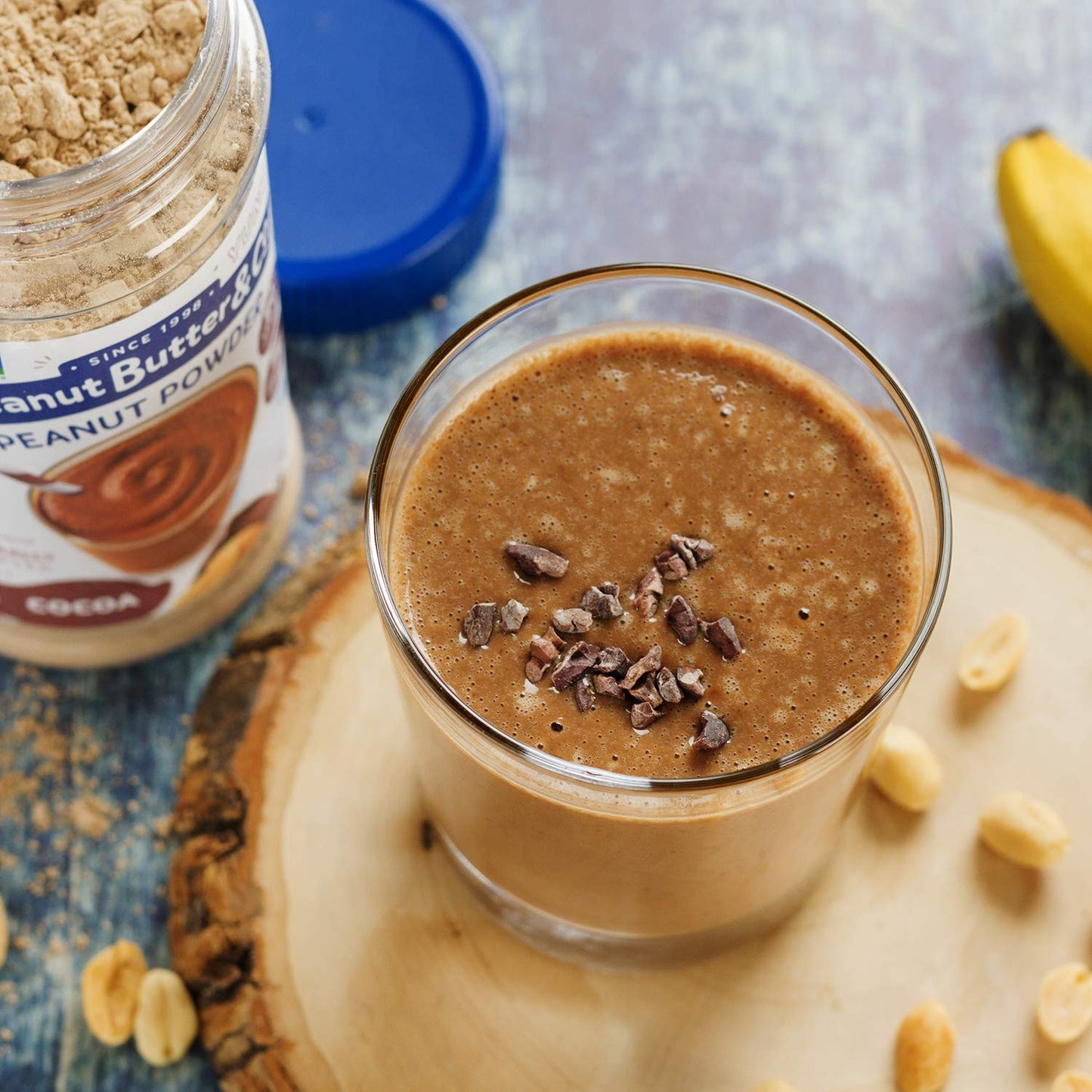 Peanut Butter & Co. Cocoa Peanut Protein Powder, Non-Gmo Project Verified, Gluten Free, Vegan, 6.5 Oz Jar