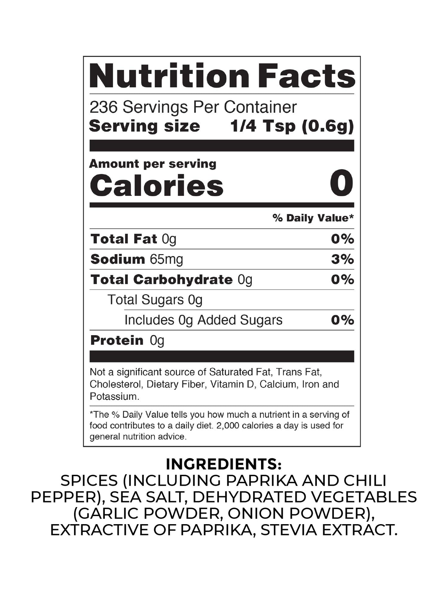 Rib Rack Original Sugar Free Bbq Rub, 5 Oz