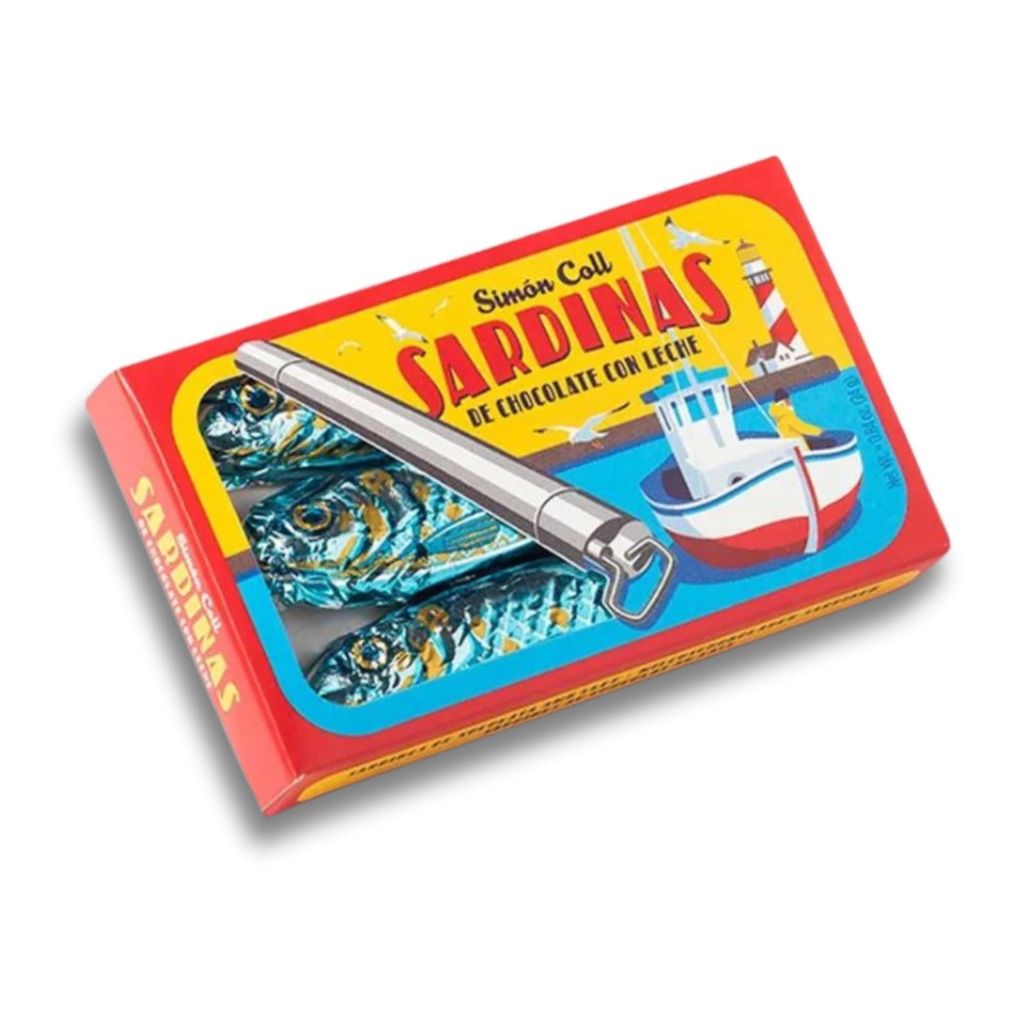 Milk Chocolate Candy Sardines In Box Like Tin Ideal Funny Fish Birthday Favor For Kids And 18+ Use Parties Unique Holiday Gift 24 G