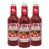 MASTER OF MIXES Strawberry Daiquiri/Margarita Lite Drink Mix, Ready to Use, 1 Liter Bottle (Pack of 3)
