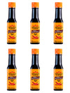 Mexico Lindo Picante Negra Hot Sauce | Light & Spicy | 8,400 Scoville Level | Great With Asian Food, Seafood & Meat | 5 Fl Oz Bottle (Pack Of 6)