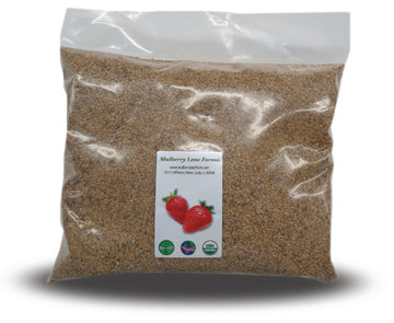 Golden Flax Seed (Flaxseed) 5 Pounds Whole Raw Usda Certified Organic, Non-Gmo, Bulk, Product Of Usa, Mulberry Lane Farms