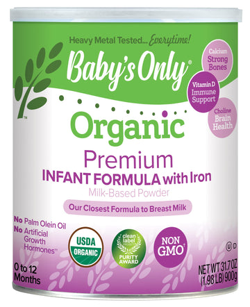 Baby'S Only Organic Dairy Toddler Formula, | Non-Gmo | Usda Organic | Clean Label Project Verified | Brain & Eye Health | Baby F