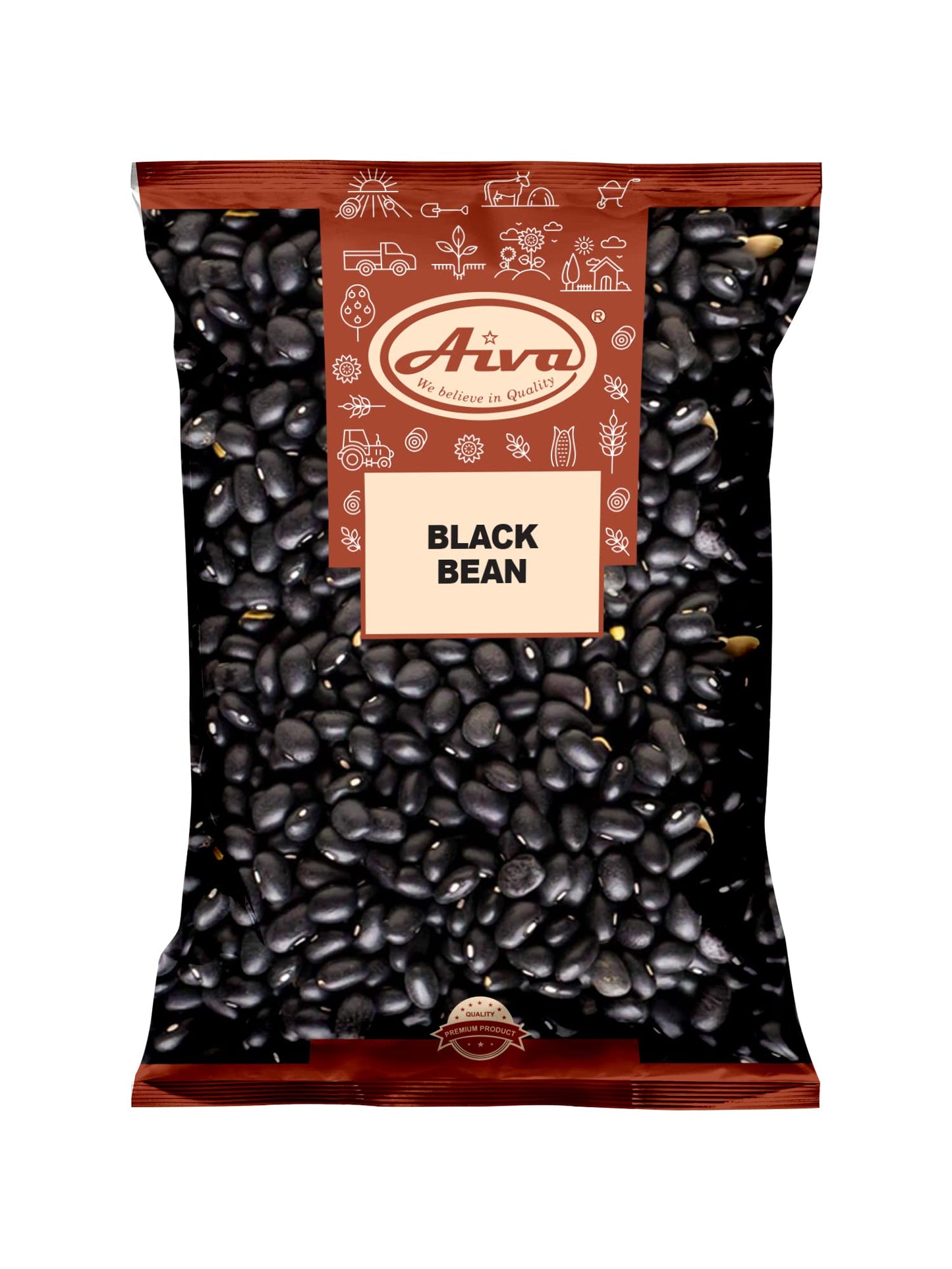 Aiva Whole Black Beans (4 lb)