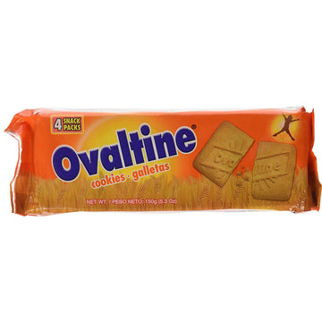 Ovaltine Biscuits, 150-Gram Packages - Pack Of 6 (120 Biscuits)
