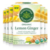 Traditional Medicinals Tea, Organic Lemon Ginger, Promotes Healthy Digestion, 96 Tea Bags (6 Pack)