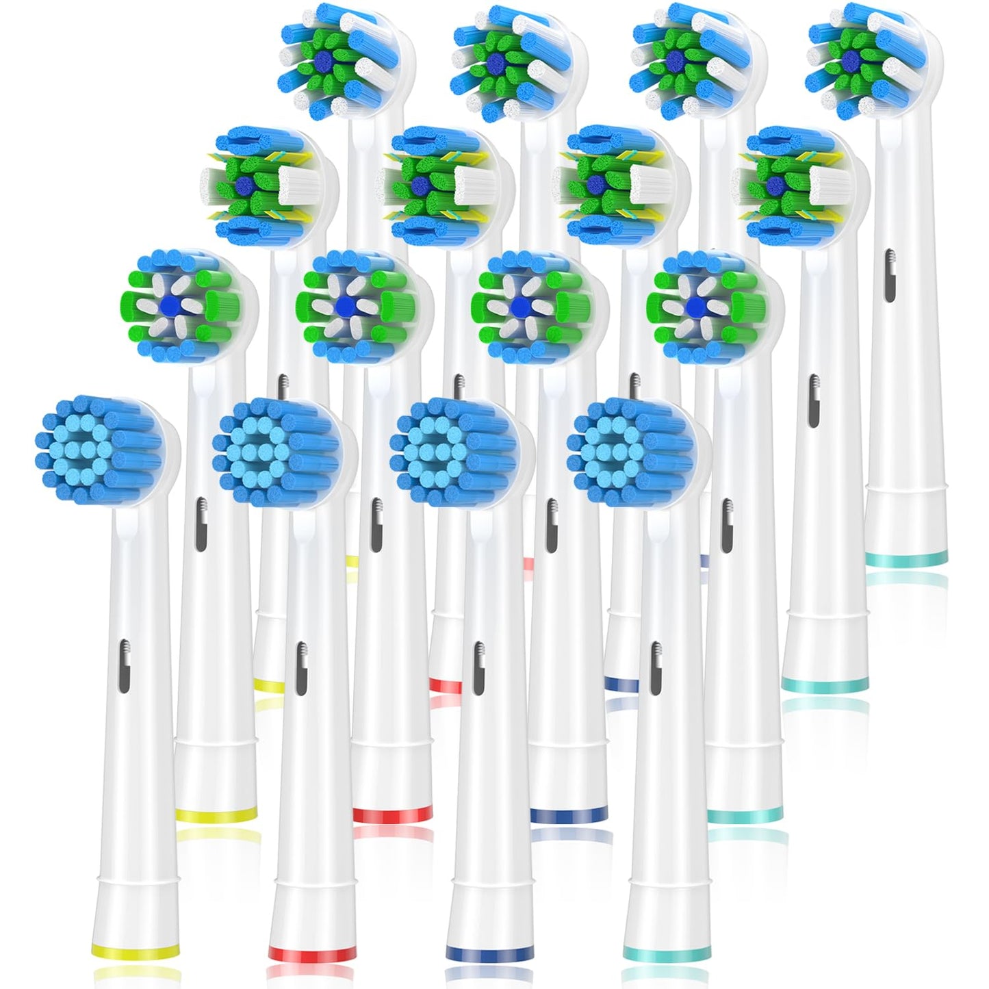 Replacement Toothbrush Heads Compatible With Braun Oral B 7000/Pro 1000/9600/ 5000/3000/8000/Genius And Smart Electric Toothbrus