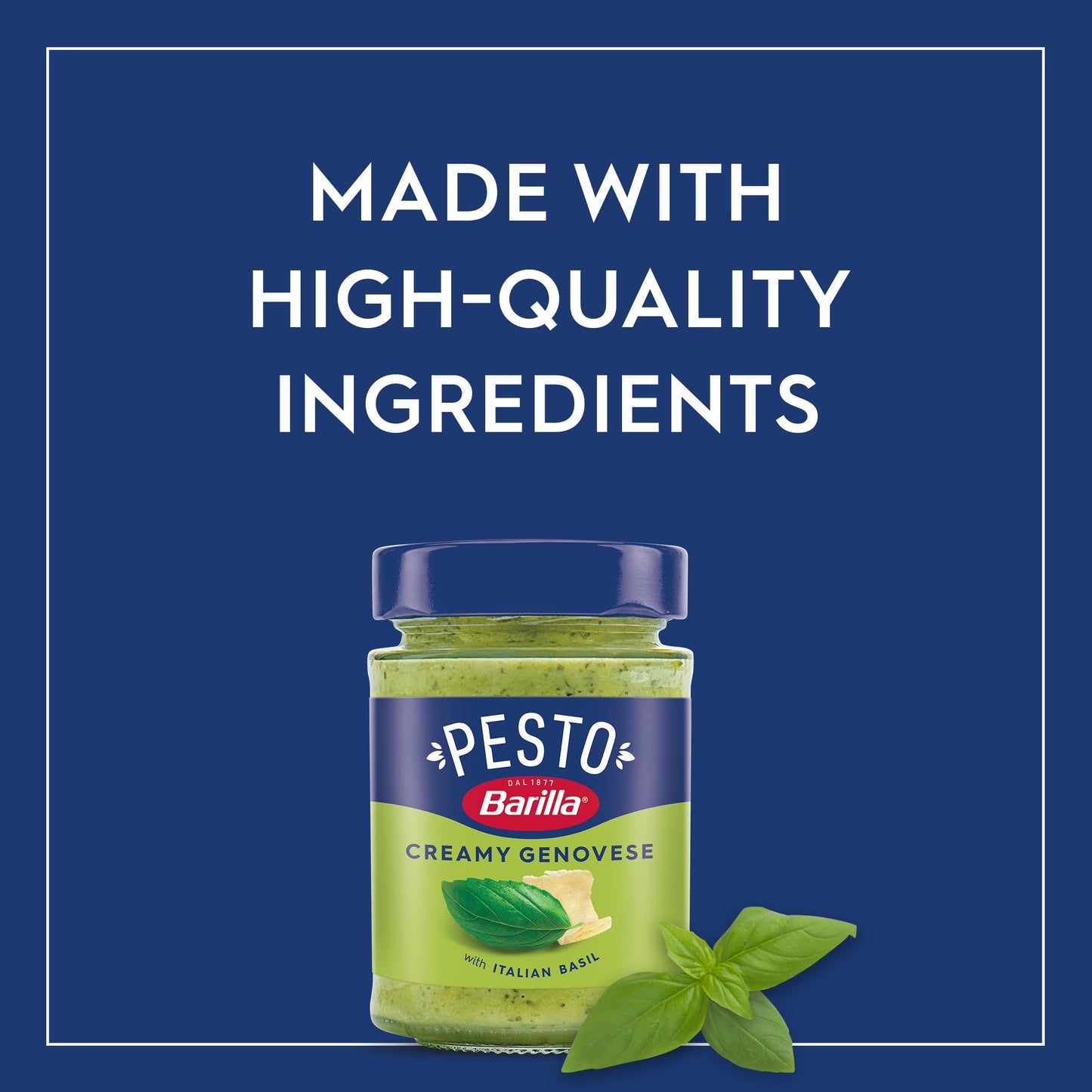 Barilla Pesto Genovese Sauce, 6.2 oz, Italian Basil Pesto, Pack of 1