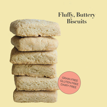 Stellar Eats Grain-Free Biscuit & Scone Baking Mix, Gluten-Free, 10.4 oz, Plant-Based, Almond Flour-Based, Non-GMO, Kosher