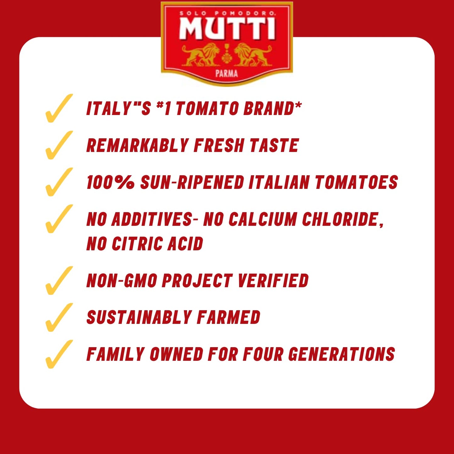 Mutti Tomato Puree with Basil (Passata con Basilico), 24.5 oz. | 6 Pack | Italys #1 Brand of Tomatoes | Fresh Taste | Vegan Frie