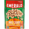 Emerald Nuts, Whole Cashews Roasted & Salted, 5 Oz Resealable Bag (Pack of 2)