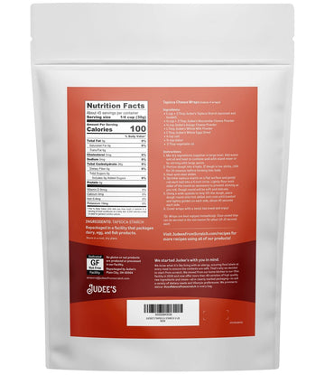 Judees Tapioca Starch 3 lb - Non-GMO, Gluten-Free and Nut-Free - Great for Gluten-Free Baking, Cooking, Thickening, and Making B