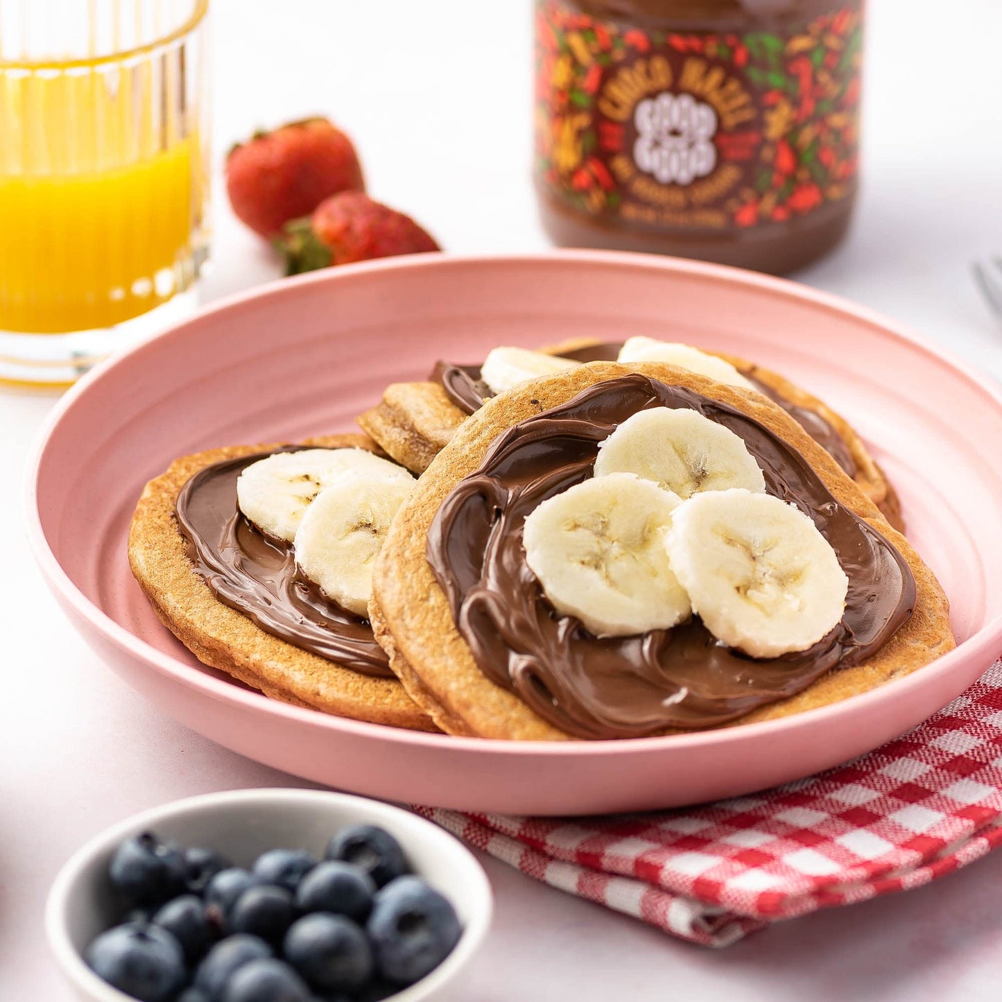 GOOD GOOD No Added Sugar Belgian Choco Hazel Spread - Chocolate Spread with Natural Sweeteners - Gluten Free - Vegetarian Friend