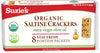 Suzie'S Organic Saltines Crackers|Salted W/Extra Virgin Olive Oil|Low Saturated Fat|Healthy Gourmet Baked Vegan Snack For Adults