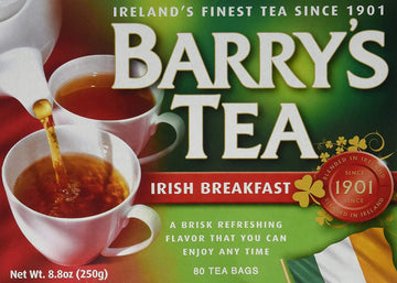 Barry'S Irish Breakfast Tea, 80-Count Tea Bags (Pack Of 3)