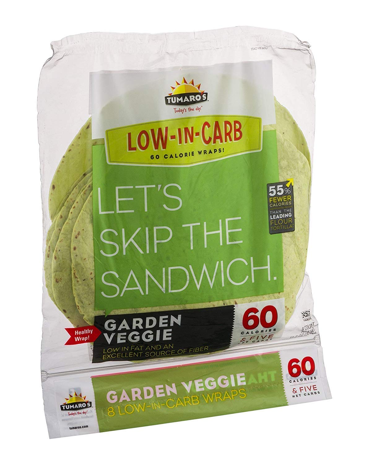 Tumaros Wraps, Garden Veggie