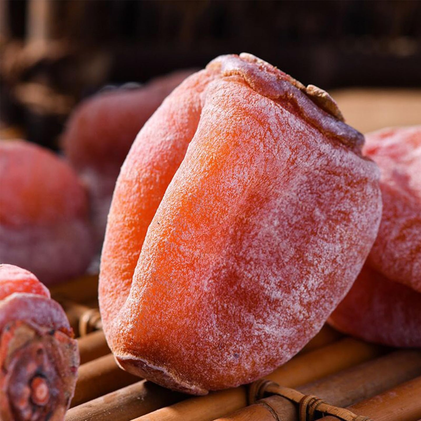 Dried Persimmons, Persimmon, Persimmons Fruit Fresh, Dried Persimmon No Sugar Added, Dehydrated Unsweetened Driedfruit For Snack