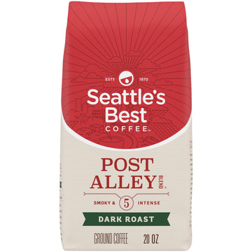 Seattle’S Best Coffee, Dark Roast Ground Coffee, Post Alley, 100% Arabica, 1 Bag (20 Oz)