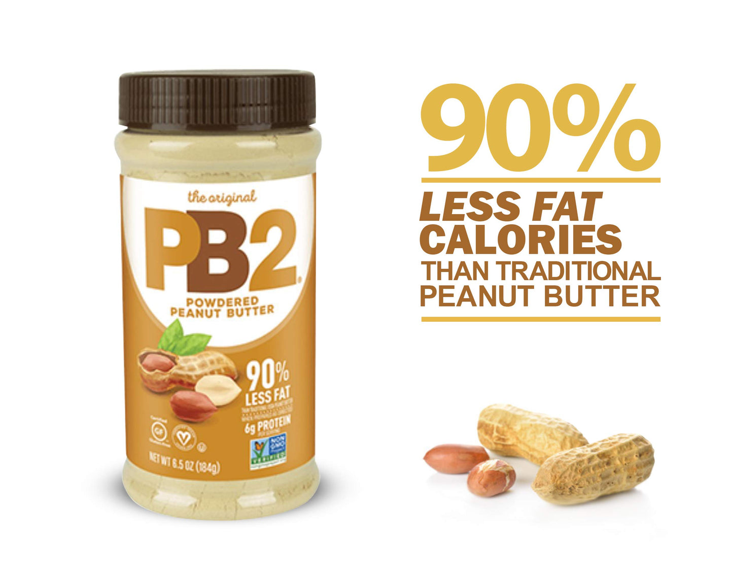 Pb2 Powdered Peanut Butter - 6.5Oz