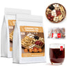 Flavor Blendseng Ten Treasures Kidney Tea Natural Flavor Blendseng & Mulberry Herbal Tea Kidney Cleanse Detox & Repair Teabags For Men Women 10 Precious Ingredients Formula (2 Pack/50 Bags)