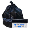 Reli. Supervalue 95 Gallon Trash Bags | 30 Count | Made In Usa | Heavy Duty | Black Multi-Use Garbage Bags