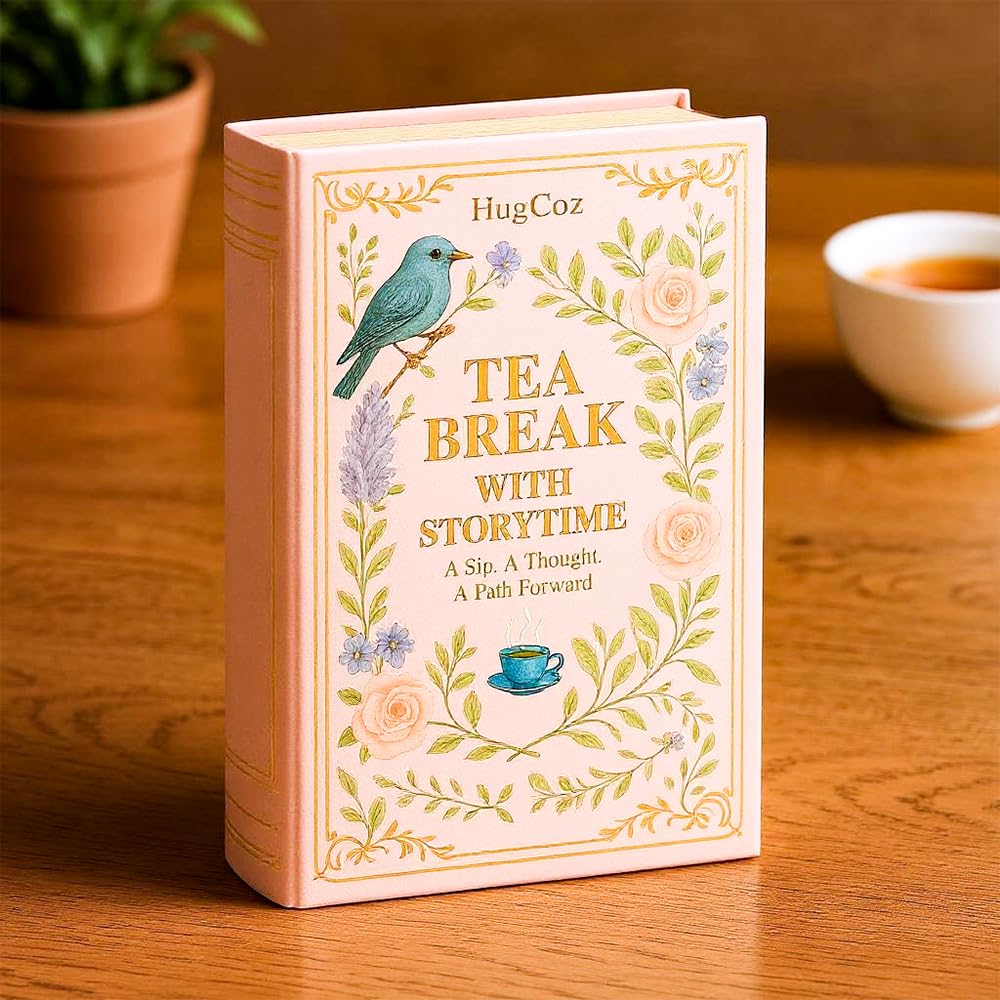 Hugcoz Book Tea Gift Set | 60 Assorted Tea Bags | Christmas Day & Corporate Gifting Option | 12 Exotic Herbal Blends With Top-Grade Whole Leaf In Eco-Friendly Pyramid Bags