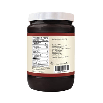 Kevala Organic Black Tahini – Gluten Free , Black Sesame Seeds Paste , Usda Organic Certified , Vegan, Kosher , Cream Spread , Sauce , 2 Lb , 32 Oz