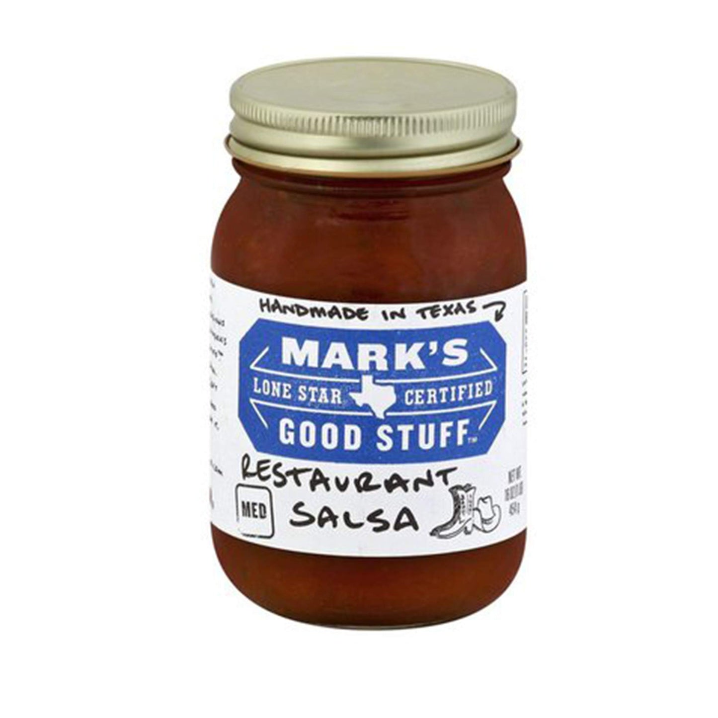 Mark'S Lone Star Certified Good Stuff Salsa 16Oz Jar (Pack Of 3) (Choose Flavor Below) (Restaurant - Medium)