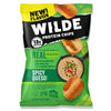 WILDE Protein Chips Spicy Queso, Thin and Crispy High Protein Snacks, Keto Friendly, Low Carb Chips, Real Ingredients, 1.34oz (P