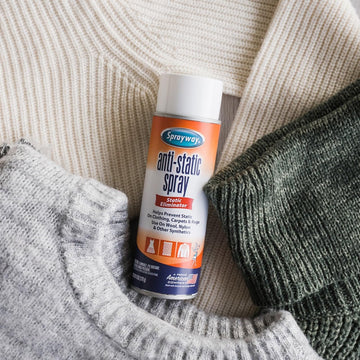 Sprayway Sw956R Residue-Free Anti-Static Spray, Reduce Static Cling, Eliminate Static Shock, 6 Oz