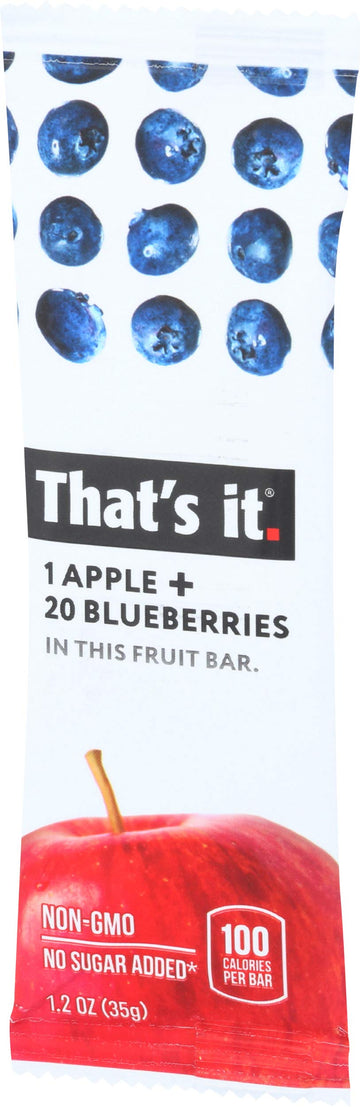 That'S It Fruit Bar, Apple & Blueberry, 1.2 Oz