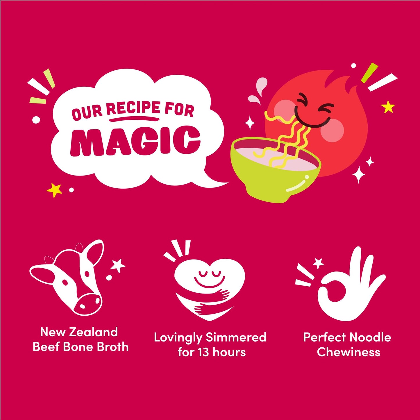 OTOKI Jin Ramen Spicy Bowl, BTS Jin & JIN Ramen Edition, Authentic Korean Instant Noodles with Spicy & Rich Beef Bone Broth, Rea