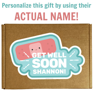 Hangry Kits Get Well Soon Gifts For Men, Boys, Women & Girls - Send A Get Well Soon Gift Basket, Sick Care Package To An Unwell